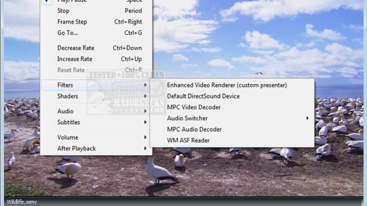 windows media player video decoder download