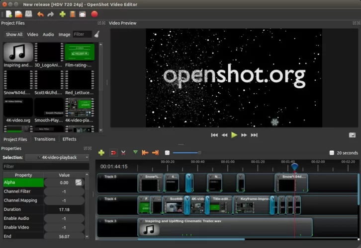 OpenShot-Video-Editor-wndows-download-free