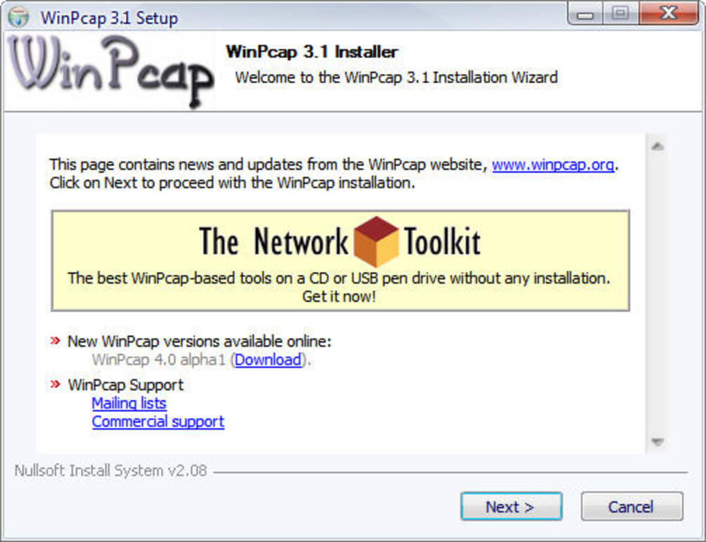 WinPcap-Windows-PC-Download-Free